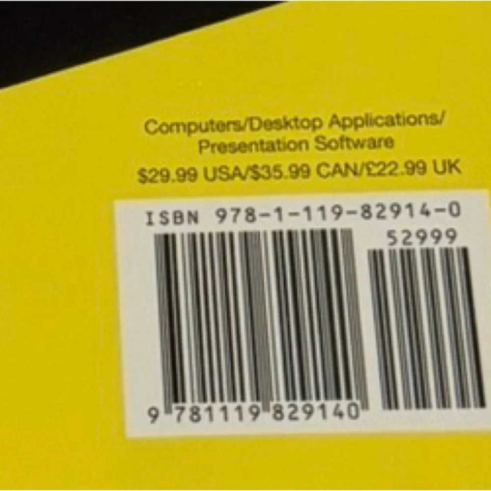 Microsoft PowerPoint for Dummies - Black and Yellow Cover